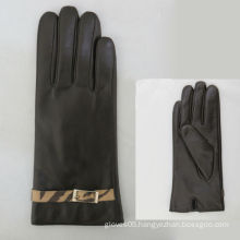 China's women winter genuine leather stylish leather gloves to lead